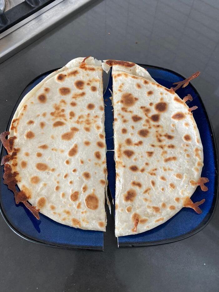 When Mr. Incredible Cuts His Quesadilla