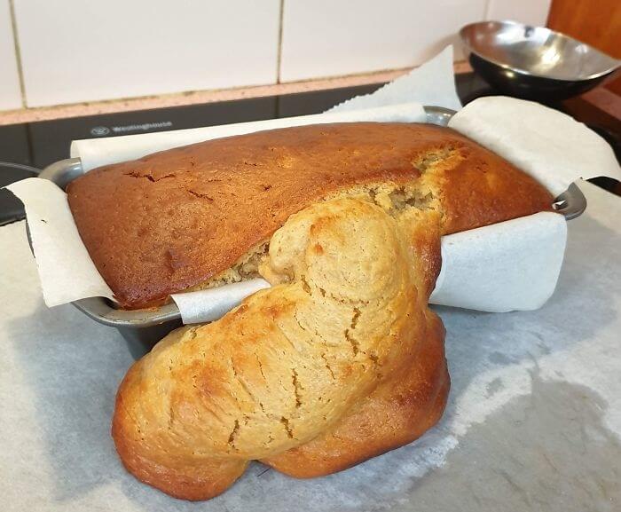 This Banana Bread Is Trying To Escape