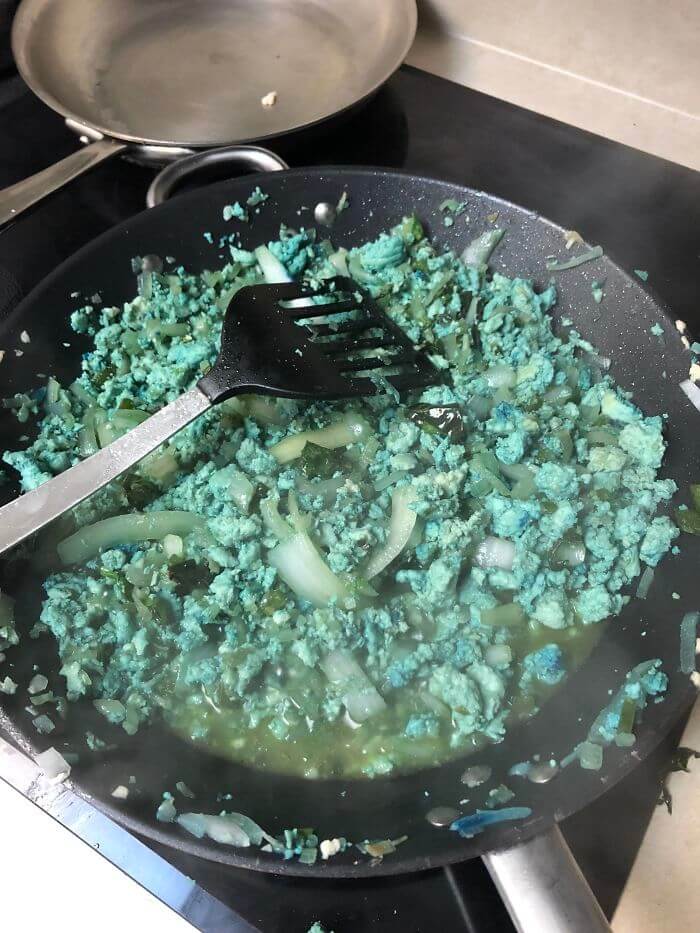 His Brother Added Blue Food Dye As A Practical Joke