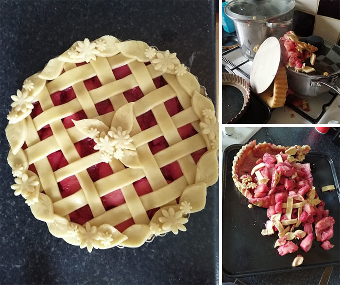 Made This Glorious Pie, And The Dropped It Along With The Will To Live