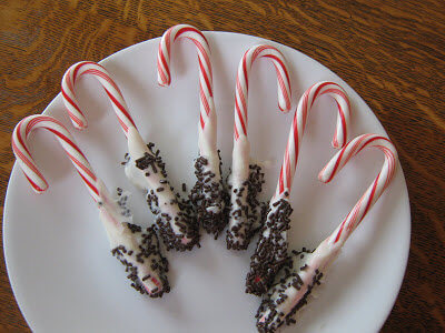 Сделай мешалки для горячего какао из конфетного тростника