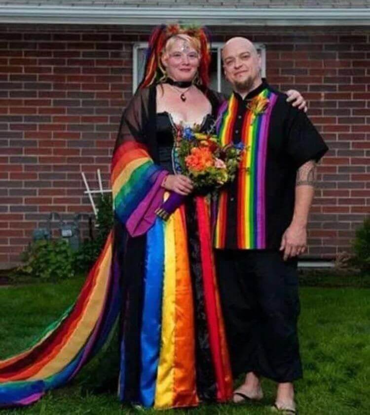 The rainbow Wedding