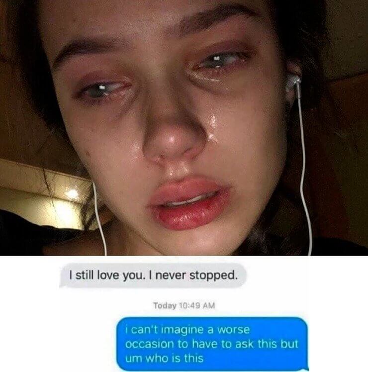 Not the Response She Was Hoping for