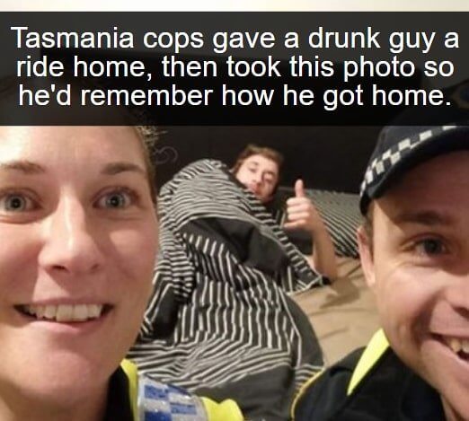 Cheers To These Cops