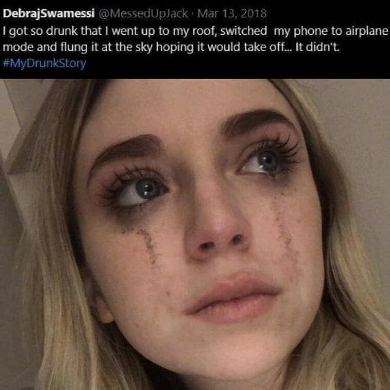 She Took "Airplane Mode" a Little Too Literally