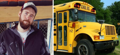 Man Builds His Dream Home With Only $2,200 And An Old School Bus