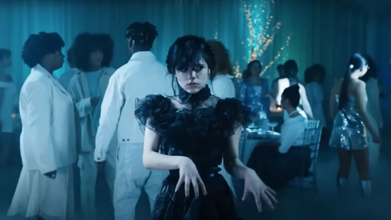 Wednesday's Dance Scene Was Inspired by the 80's Goth Scene