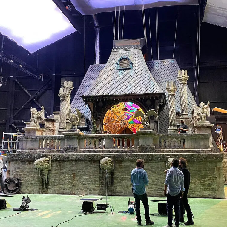 Not All Scenes Were Filmed Outside in Romania