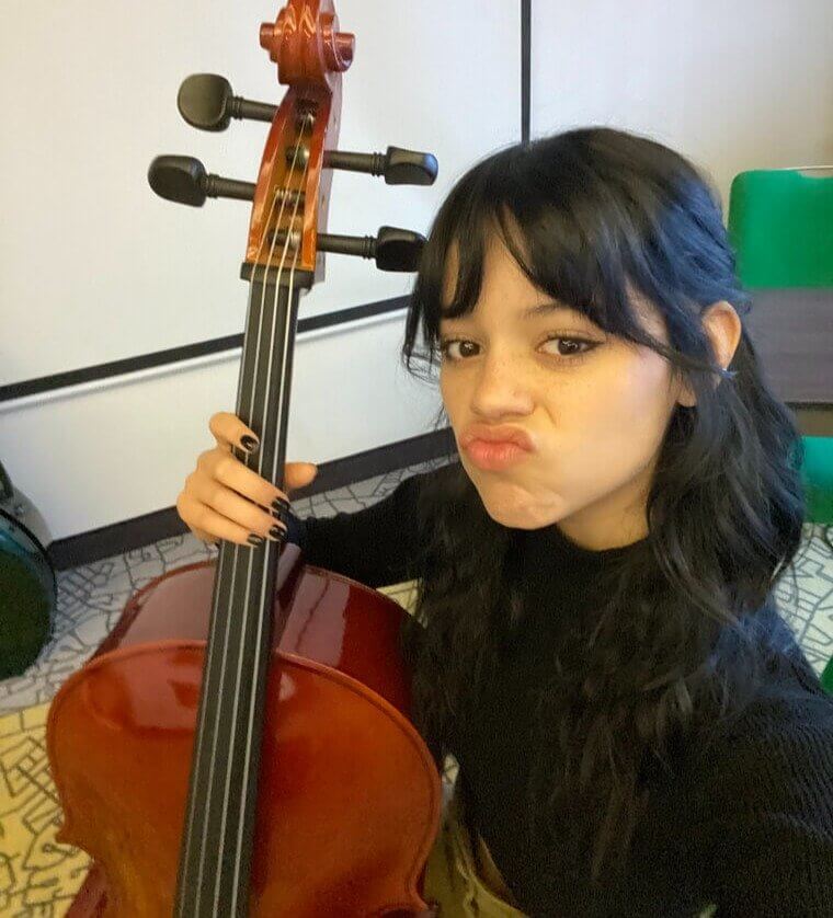 Jenna Ortega Had to Learn How to Play the Cello