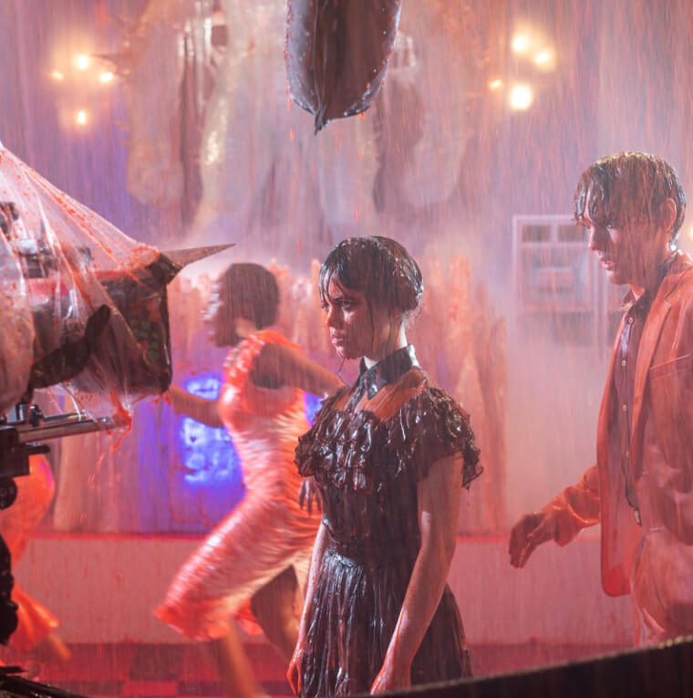 The Bloody Dance Scene Was Inspired by a Classic Horror Film