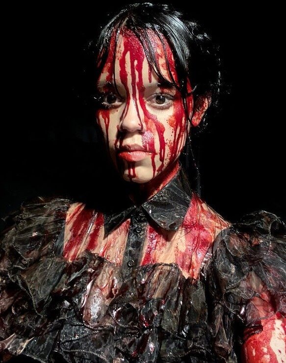 Jenna Used the Kubrick Stare for Her Character Wednesday