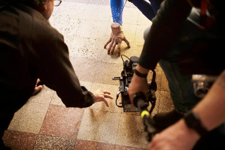 Tim Burton Directed the Hand Acting