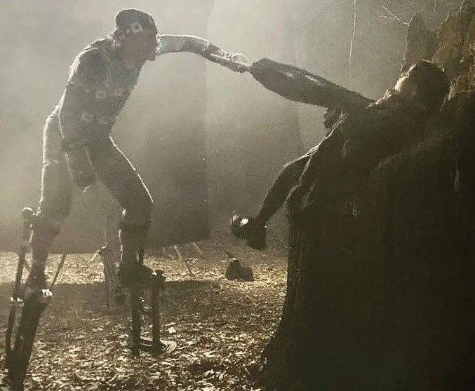 An Actor Wore a CGI Suit and Stilts to Play the Hyde Monster