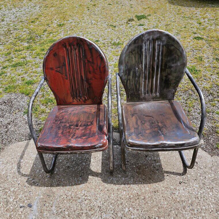Vintage Metal Chairs: A Flipper's Dream
