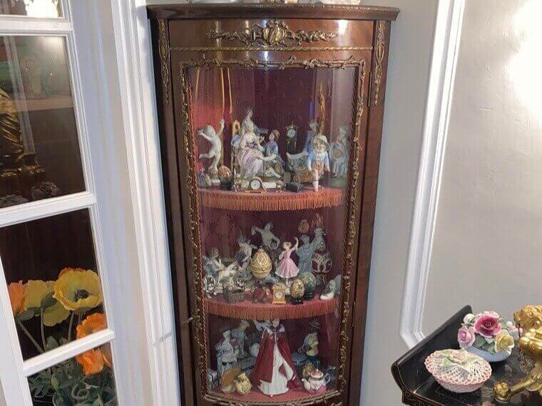 Corner Curio Cabinets: Flipping Treasures for Display