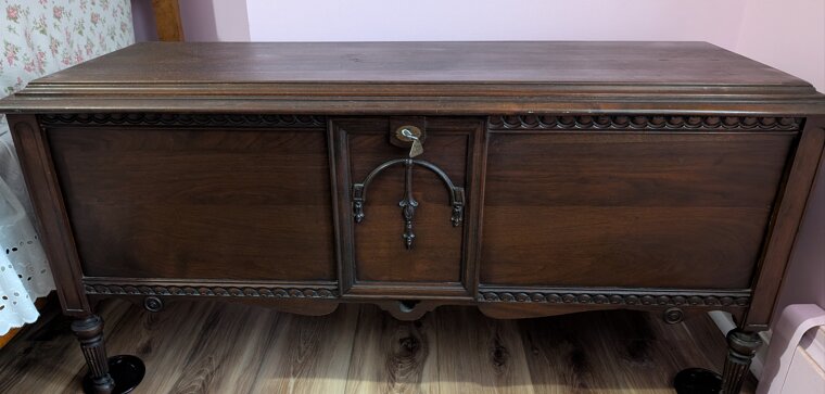 Vintage Sideboard with Intricate Carvings