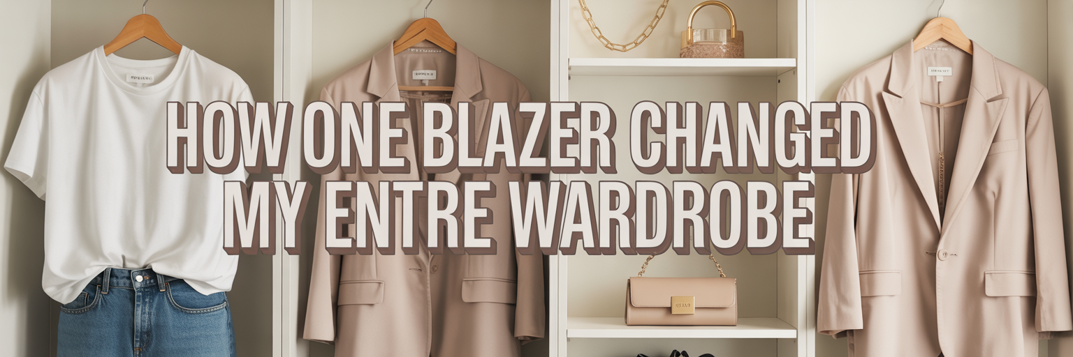 How One Blazer Changed My Entire Wardrobe