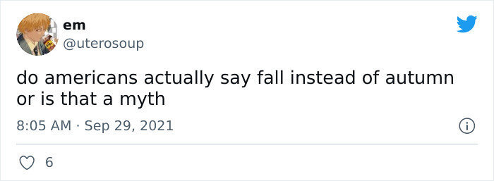 Do Americans Say Fall Instead Of Autumn?