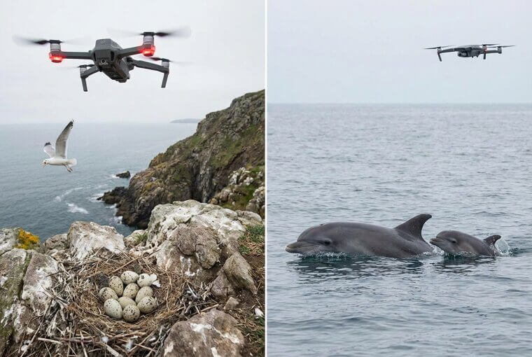 Unexpected Aerial Discoveries Over Land and Sea