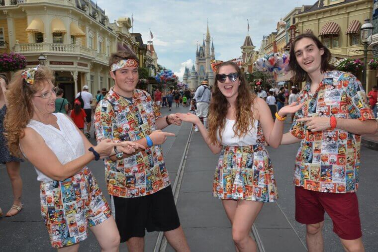 ​Wearing Matching Family Vacation Outfits
