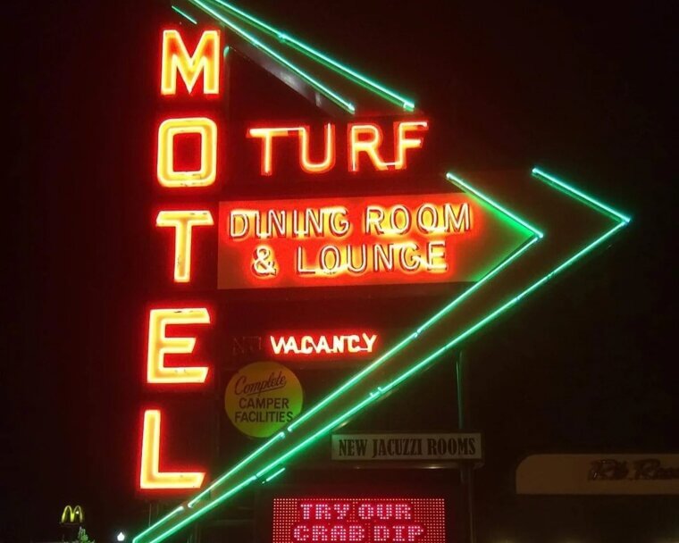​Staying at Roadside Motels With Neon Signs