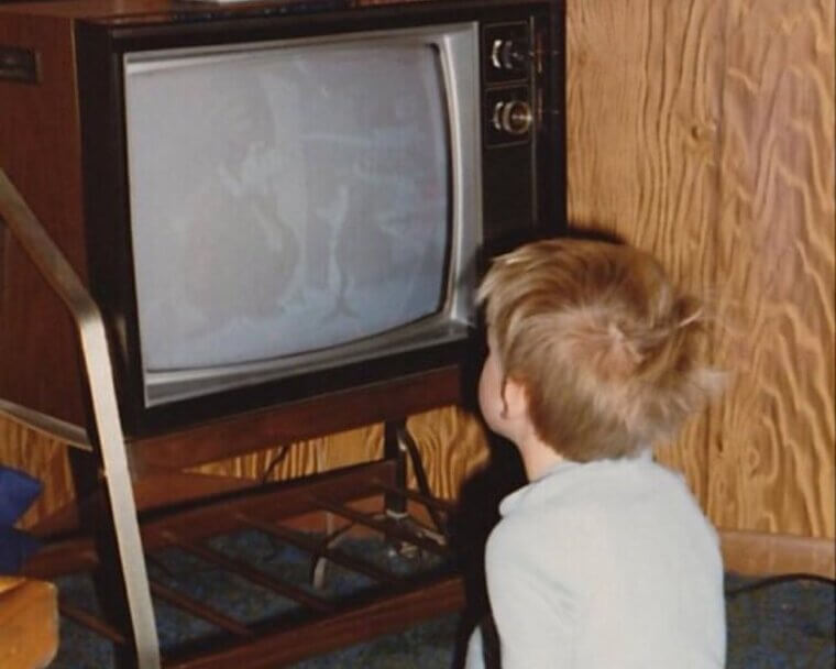 ​Sitting Way Too Close to the TV at Night