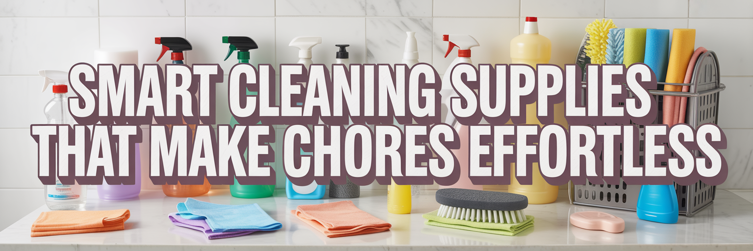 Smart Cleaning Supplies to Help You Achieve a Spotless Home