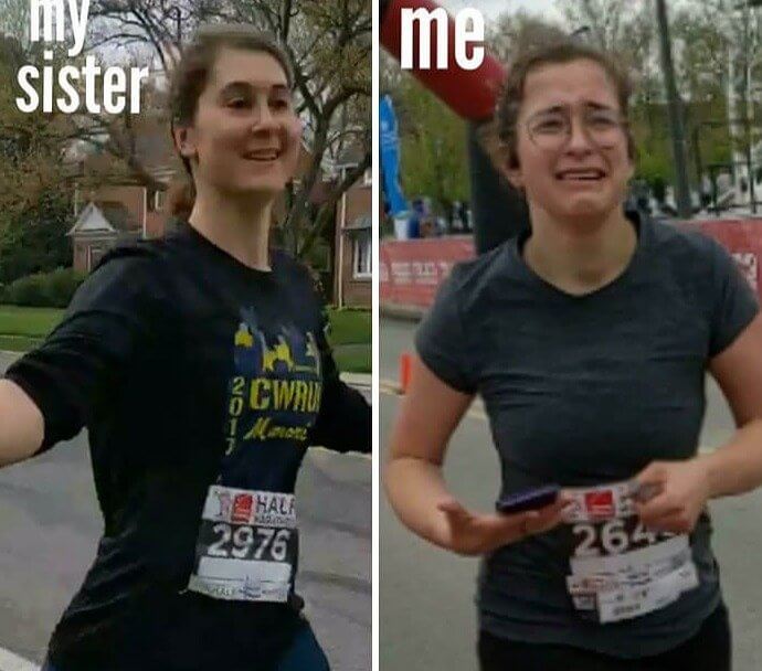When Two Siblings Run a Marathon Together