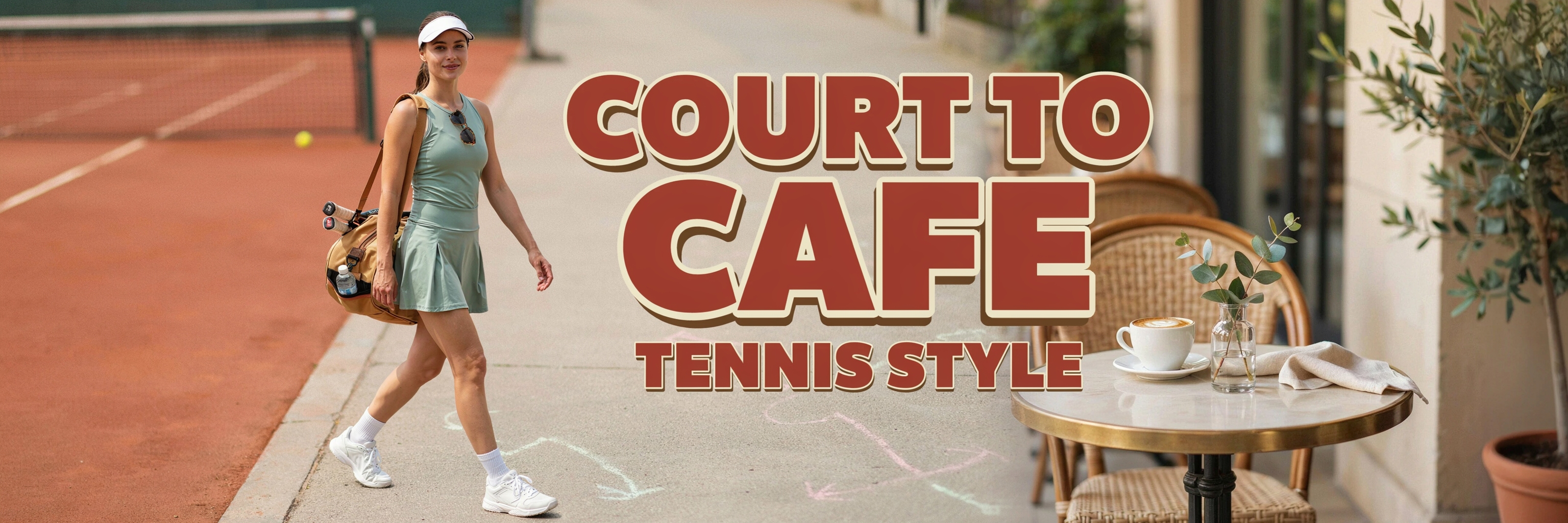 Court-to-Cafe Tennis Style for Women Who Want the Look Without the Sweat Stains
