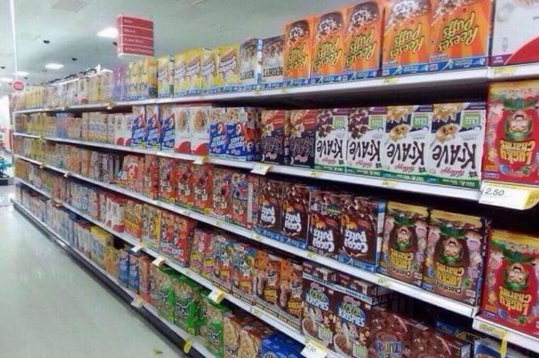 Cereal Aisle Chaos: When Shelving Becomes a Statement