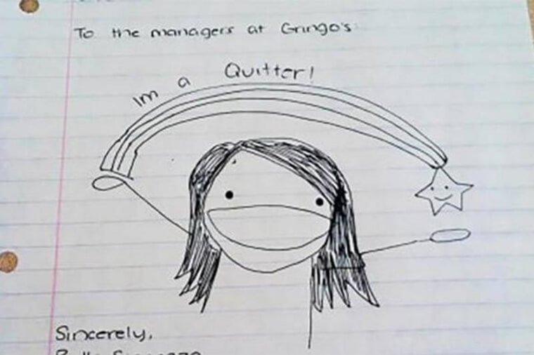 I'm a Quitter: A Doodle Resignation Letter