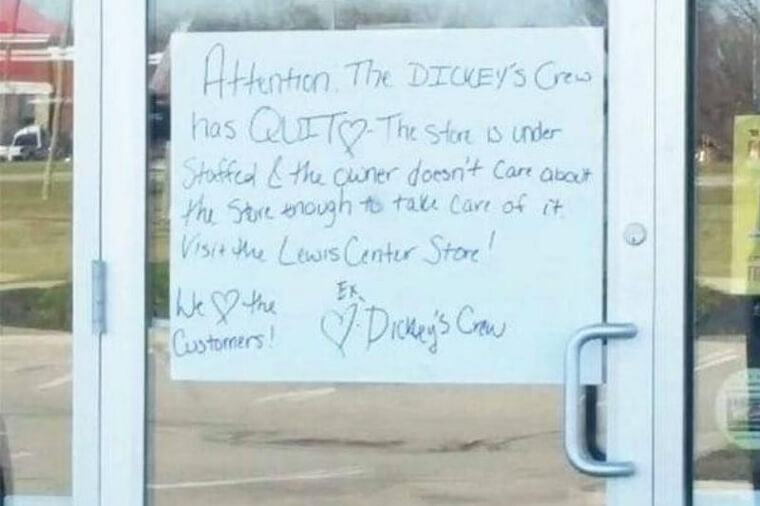 Rebellious Resignation: A Crew's Grand Exit