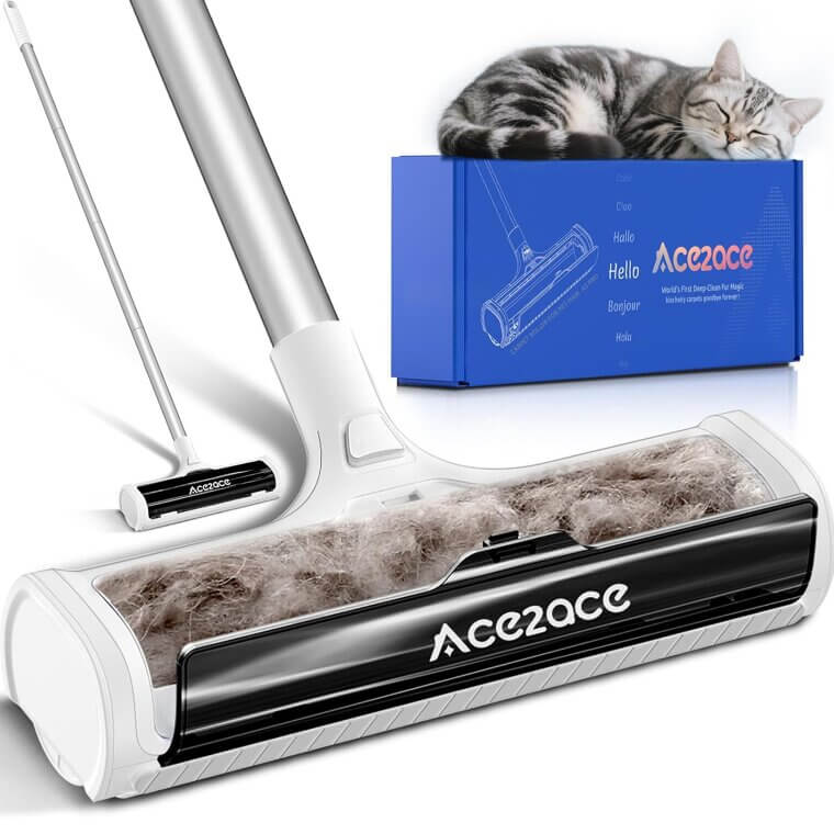 ACE2ACE Carpet Roller - Effortless Pet Hair Cleanup - Now 20% Off!
