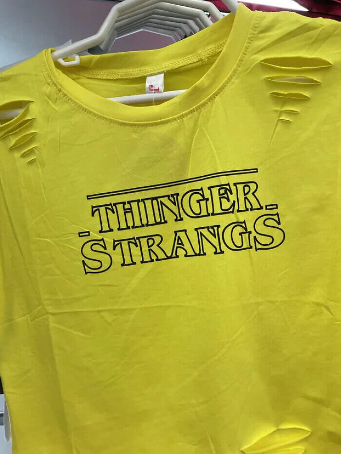 Alguém fez merchan falsificado de "Stranger Things"