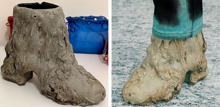 Sapatos inspirados no pior da natureza