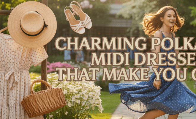 Polka Dot Midi Dress That Will Make You Glow