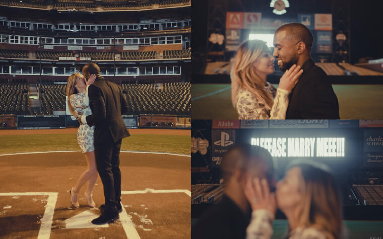 Kanye Rented Out AT&T Park To Propose To Kim