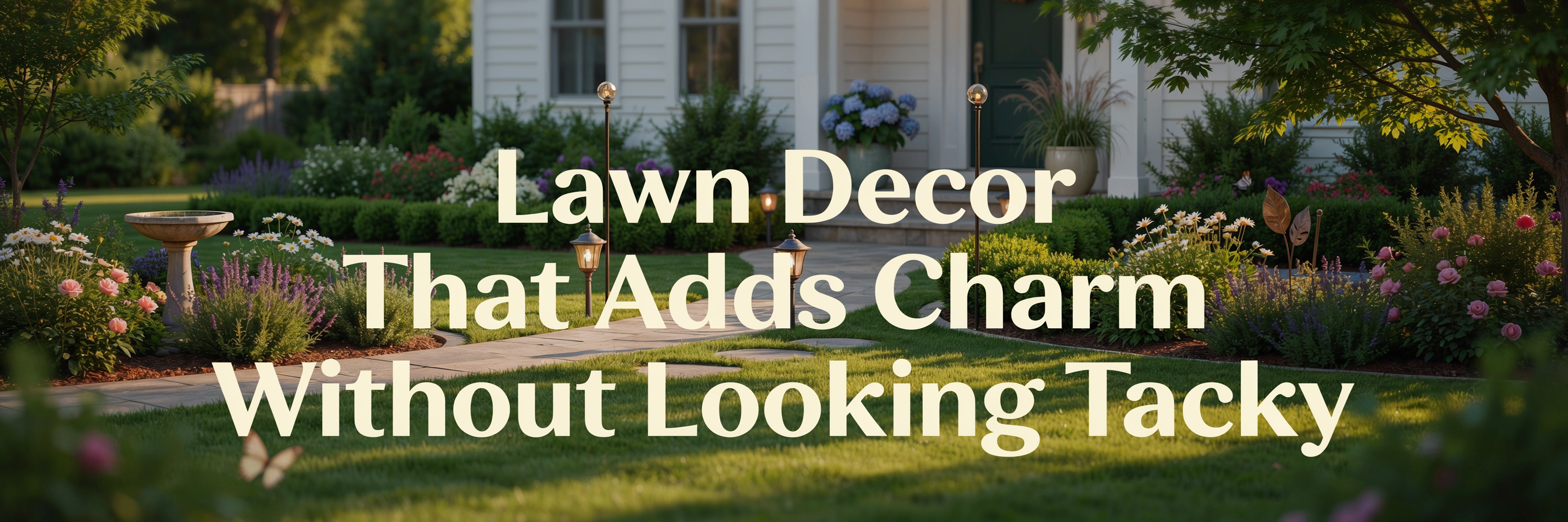 Lawn Decor That Adds Charm Without Looking Tacky