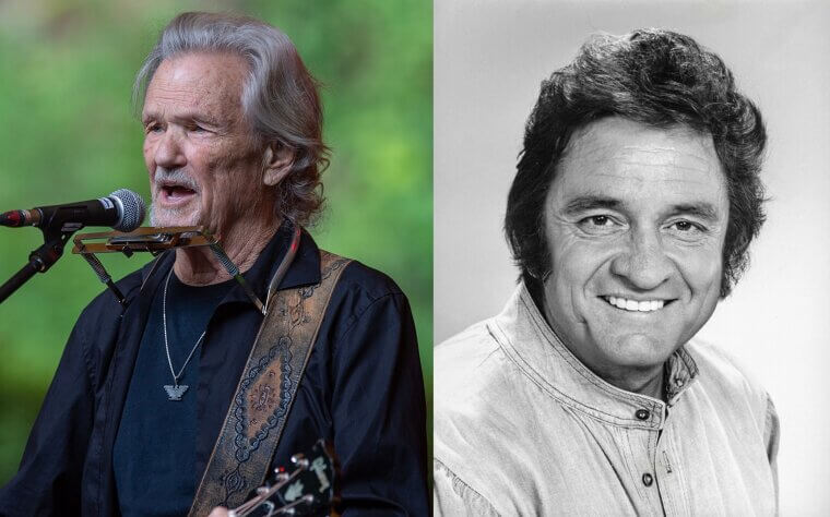 Kris Kristofferson Landed a Helicopter on Johnny Cash’s Lawn to Deliver a Demo