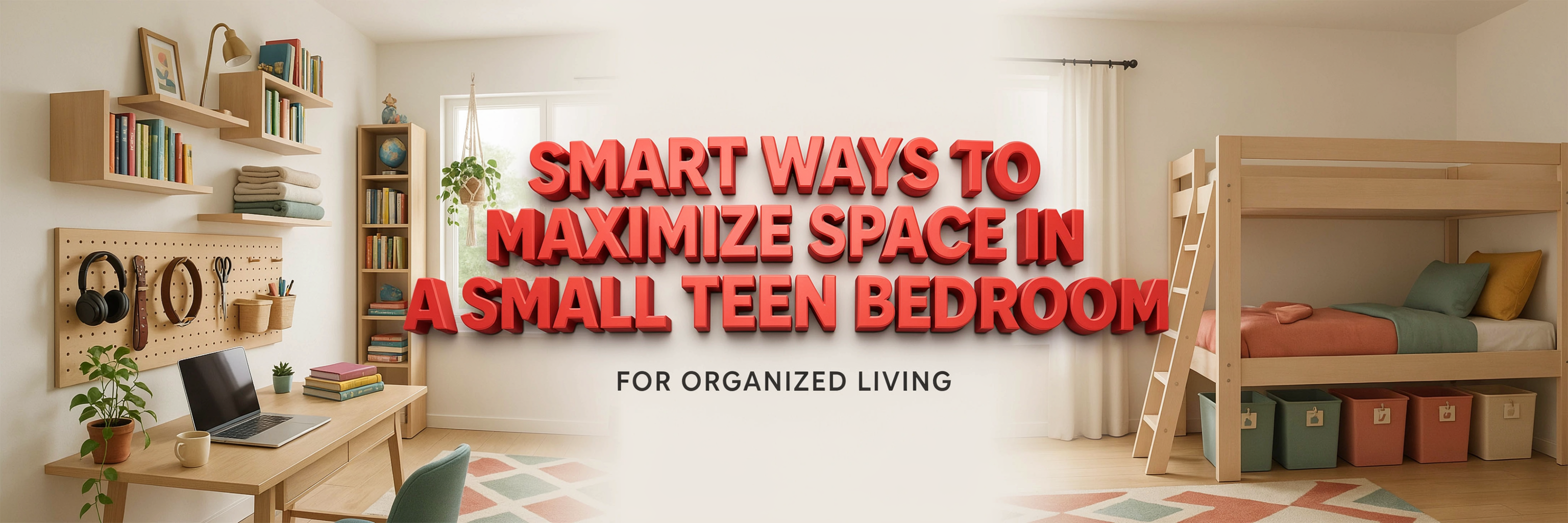 10 Ways to Maximize Space in a Small Teen Bedroom