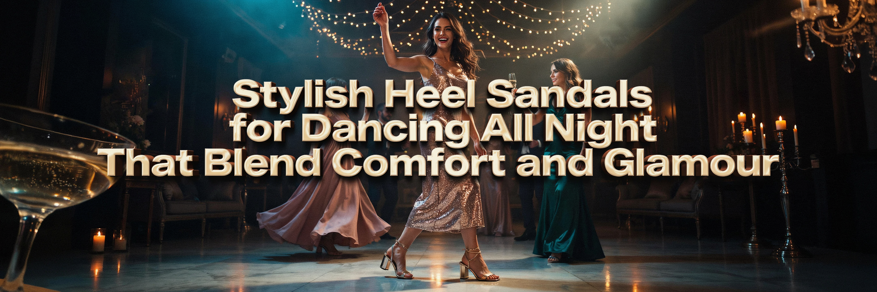 Stylish and Comfortable Heel Sandals for Dancing All Night