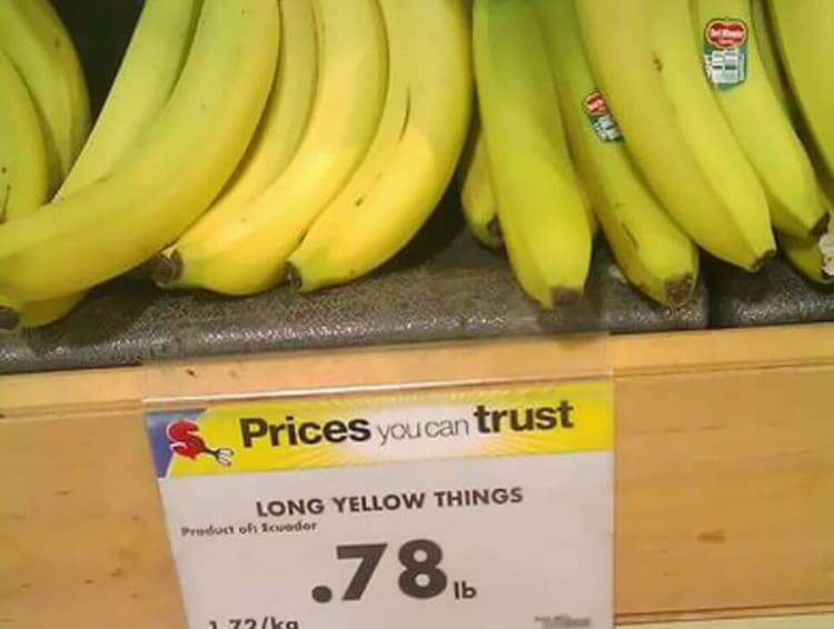 They Are Called Bananas