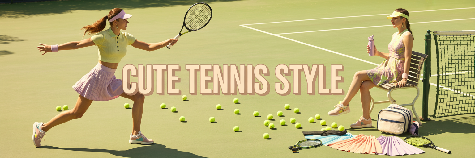 Cute Tennis Style That Aren't Just White or Pleated