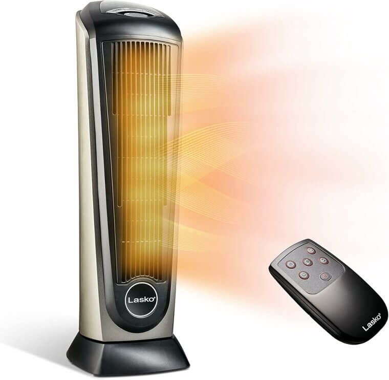 Warm Up Your Home with Lasko Tower Heater - Efficient & Stylish Enjoy 26% Off!
