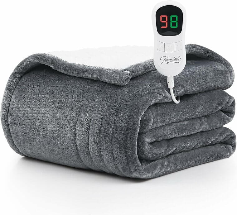 Stay Cozy with Homemate Heated Blanket - Ultimate Warmth & Safety Now 40% Off!
