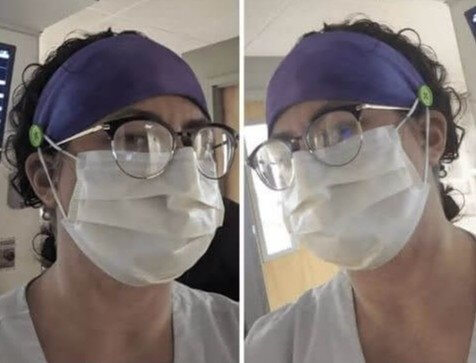 Dê um descanso às suas orelhas quando estiver usando uma máscara