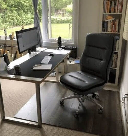 Está tendo problemas para usar sua cadeira de escritório em uma sala acarpetada?