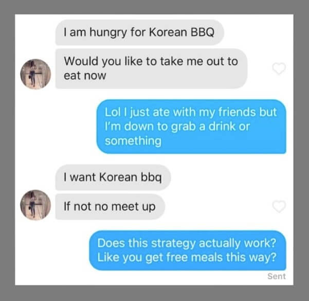 Forget you— I want BBQ