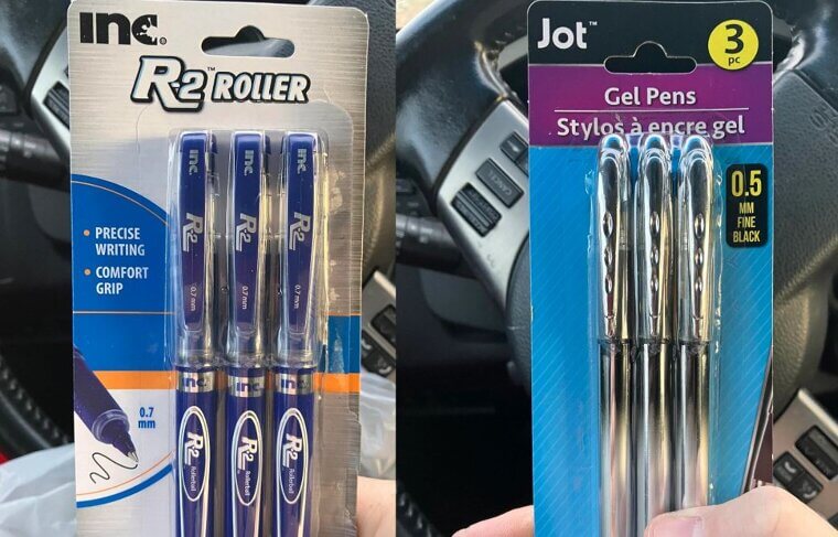 Roller and Gel Pens