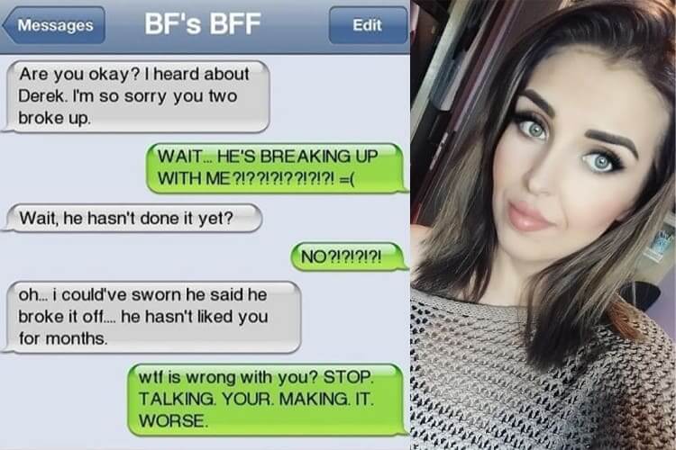 He Definitely Made His Friend Text The Girl